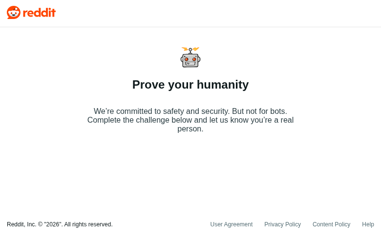 Reddit humanity challenge page.